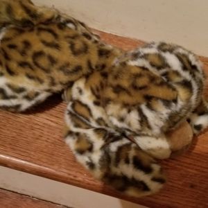 Leopard Stuffed Animal Emnbroidered Great Heart